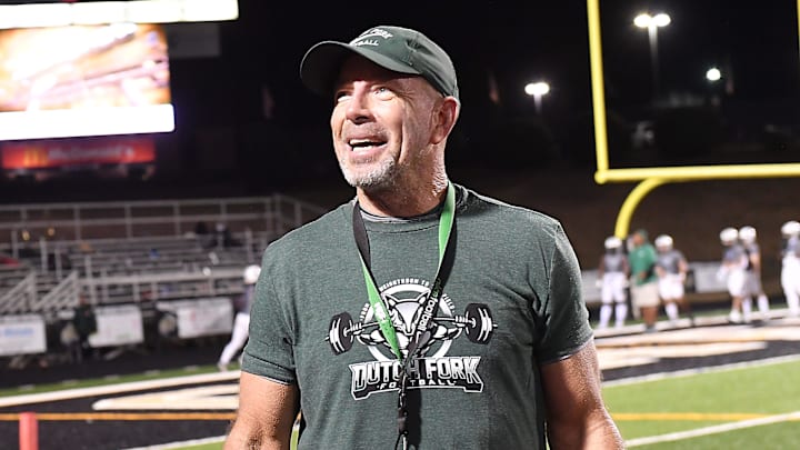 Dutch Fork's legendary Tom Knotts won his 16th South Carolina high school football state championship as a head coach in 2024. His Silver Foxes were dominant from start to finish. Dutch Fork's legendary Tom Knotts won his 16th South Carolina high school football state championship as a head coach in 2024. His Silver Foxes were dominant from start to finish.