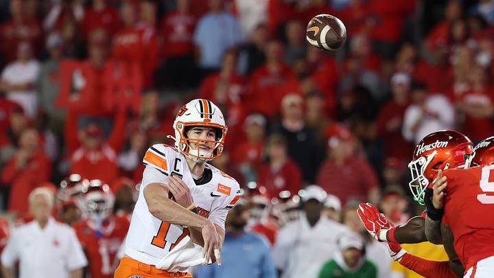 Oklahoma State Cowboys quarterback Drew Mestemaker.