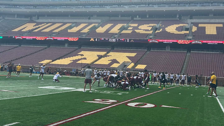 Gophers camp on August 5