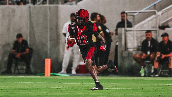 San Diego State Aztecs wide receiver Jaylon Hawkins. 