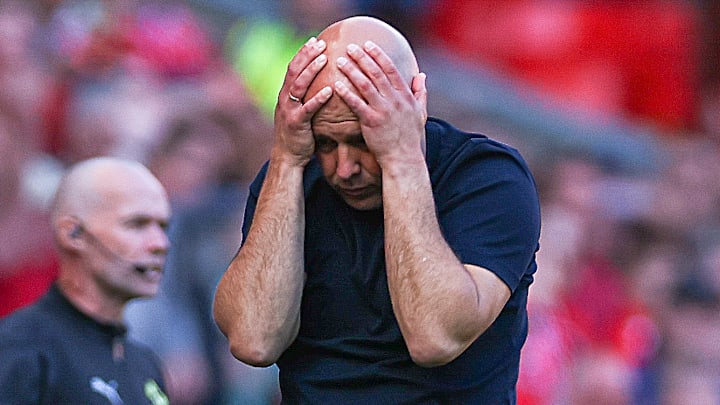 Arne Slot’s future appears precarious.