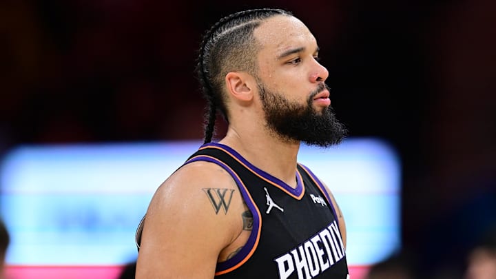 Dec 31, 2025; Cleveland, Ohio, USA; Phoenix Suns forward Dillon Brooks (3) walks off the floor during the second half against the Cleveland Cavaliers at Rocket Arena. Mandatory Credit: David Dermer-Imagn Images Dec 31, 2025; Cleveland, Ohio, USA; Phoenix Suns forward Dillon Brooks (3) walks off the floor during the second half against the Cleveland Cavaliers at Rocket Arena. Mandatory Credit: David Dermer-Imagn Images
