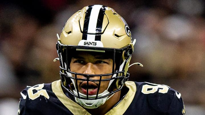 New Orleans Saints defensive end Payton Turner (98).