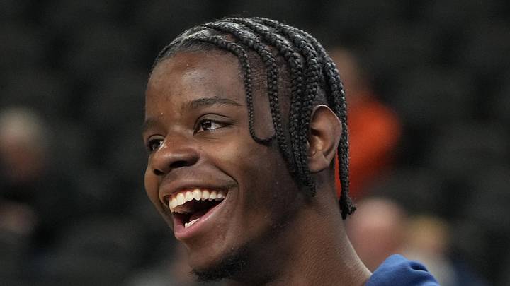 Mar 18, 2026; Greenville, SC, USA; North Carolina Tar Heels forward Caleb Wilson (8) during a practice session ahead of the first round of the men's 2026 NCAA Tournament at Bon Secours Wellness Arena. Mandatory Credit: Bob Donnan-Imagn Images Mar 18, 2026; Greenville, SC, USA; North Carolina Tar Heels forward Caleb Wilson (8) during a practice session ahead of the first round of the men's 2026 NCAA Tournament at Bon Secours Wellness Arena. Mandatory Credit: Bob Donnan-Imagn Images