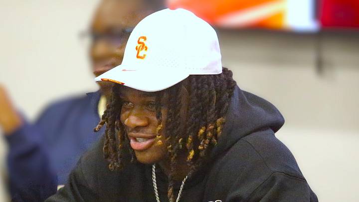 Former Escambia running back, and top junior college recruit, Waymond Jordan Jr. signed with the University of Southern California during a ceremony on Sunday, Jan. 5, 2024.