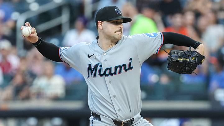 Janson Junk and the Marlins are road underdogs in Atlanta. Janson Junk and the Marlins are road underdogs in Atlanta.