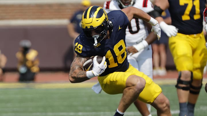 Michigan Wolverines tight end Colston Loveland could return to action this week, but Sherrone Moore is being cautious.