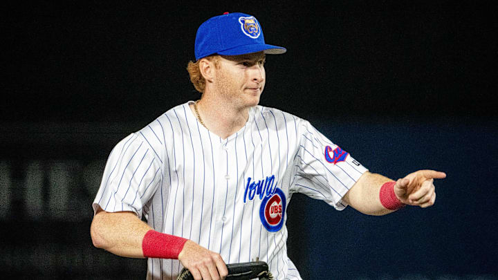 Iowa Cubs' Owen Caissie