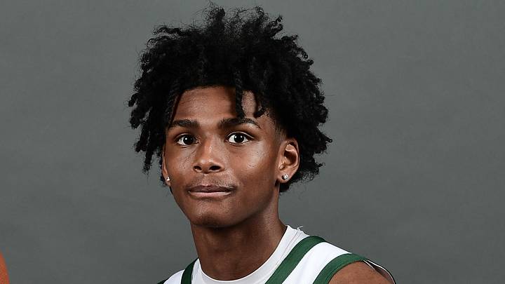   Milwaukee Bucks guard AJ Johnson (77) during Media Day at Fiserv Forum on Sep 30, 2024.