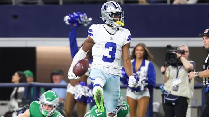 Dallas Cowboys wide receiver George Pickens reacts after a play in the fourth quarter against the Philadelphia Eagles.