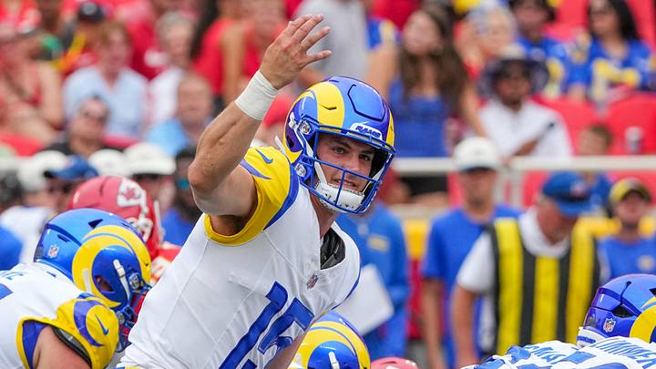 Los Angeles Rams quarterback Ty Simpson