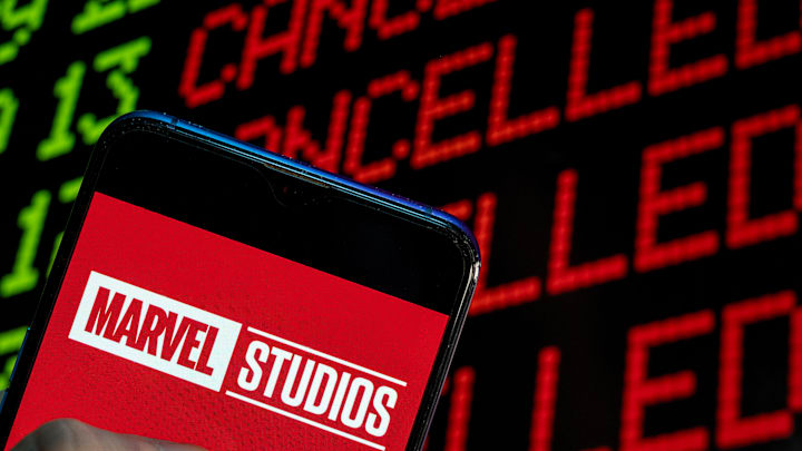 In this photo illustration the American film production...