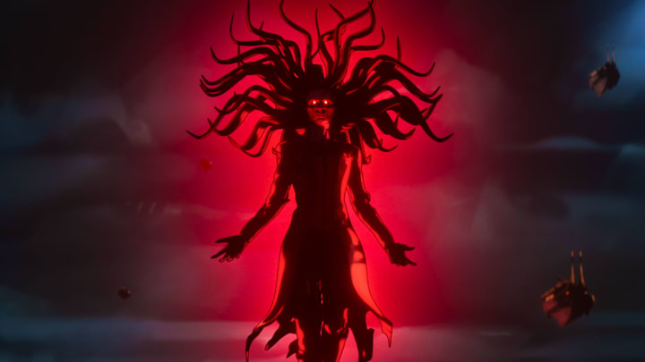Wanda Maximoff/ The Red Queen (voiced by Elizabeth Olsen) in Marvel Television's MARVEL ZOMBIES exclusively on Disney+. Photo courtesy of Marvel Television. © 2025 MARVEL.