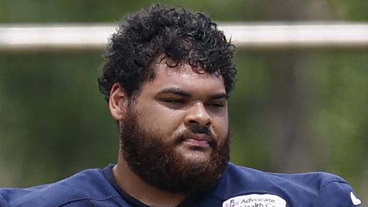 Chicago Bears offensive tackle Darnell Wright 