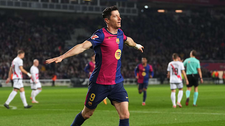 Lewandowski a permit à son équipe de s'imposer et reprendre la tête du championnat contre le Rayo Vallecano.