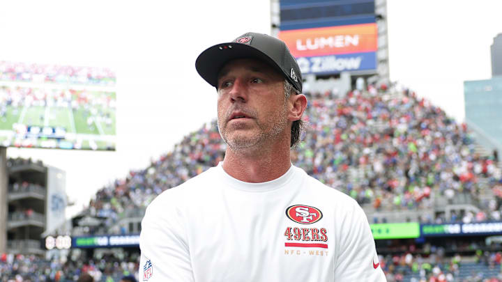 San Francisco 49ers head coach Kyle Shanahan San Francisco 49ers head coach Kyle Shanahan