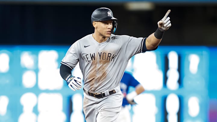 Aaron Judge conectó su jonrón 61 ante los Azulejos