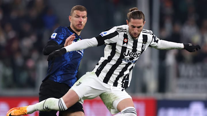 Edin Dzeko e Adrien Rabiot