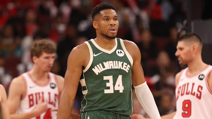 Milwaukee Bucks v Chicago Bulls Milwaukee Bucks v Chicago Bulls