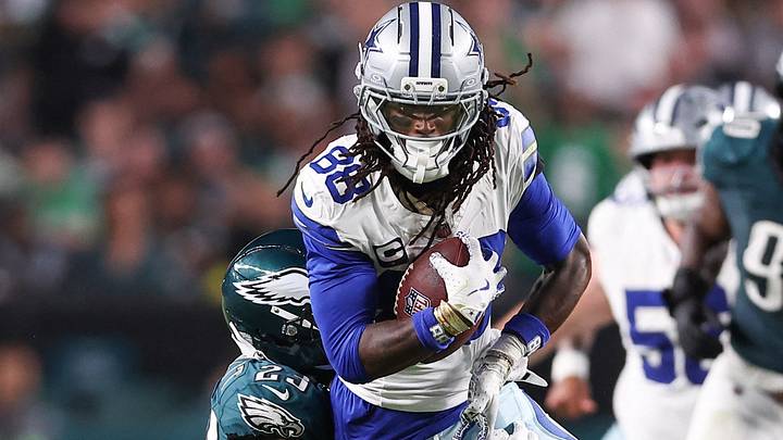 Dallas Cowboys wide receiver CeeDee Lamb catches a pass against the Philadelphia Eagles. Dallas Cowboys wide receiver CeeDee Lamb catches a pass against the Philadelphia Eagles.