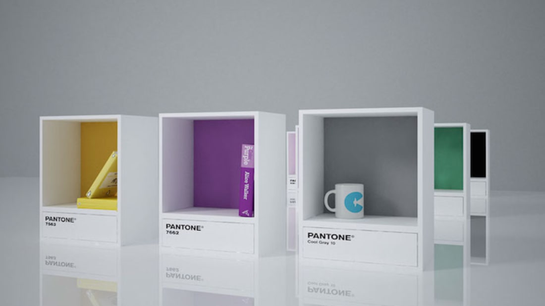 Look Like Color Bookshelves Gorgeous Pantone These SwatchesMental 34RjA5L