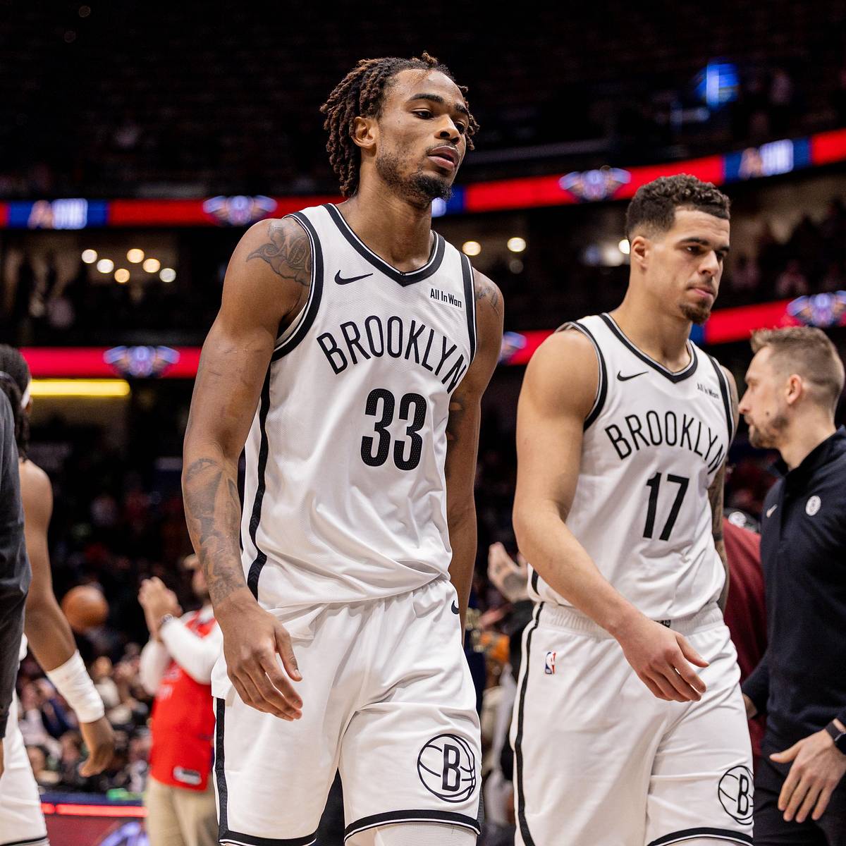 Michael Porter Jr. in Brooklyn Nets uniform