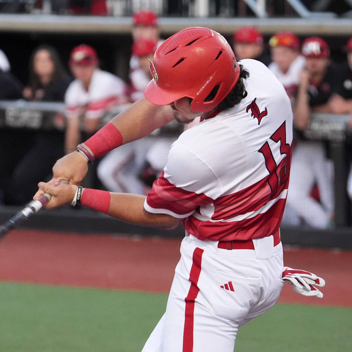 Tague Davis batting for Louisville