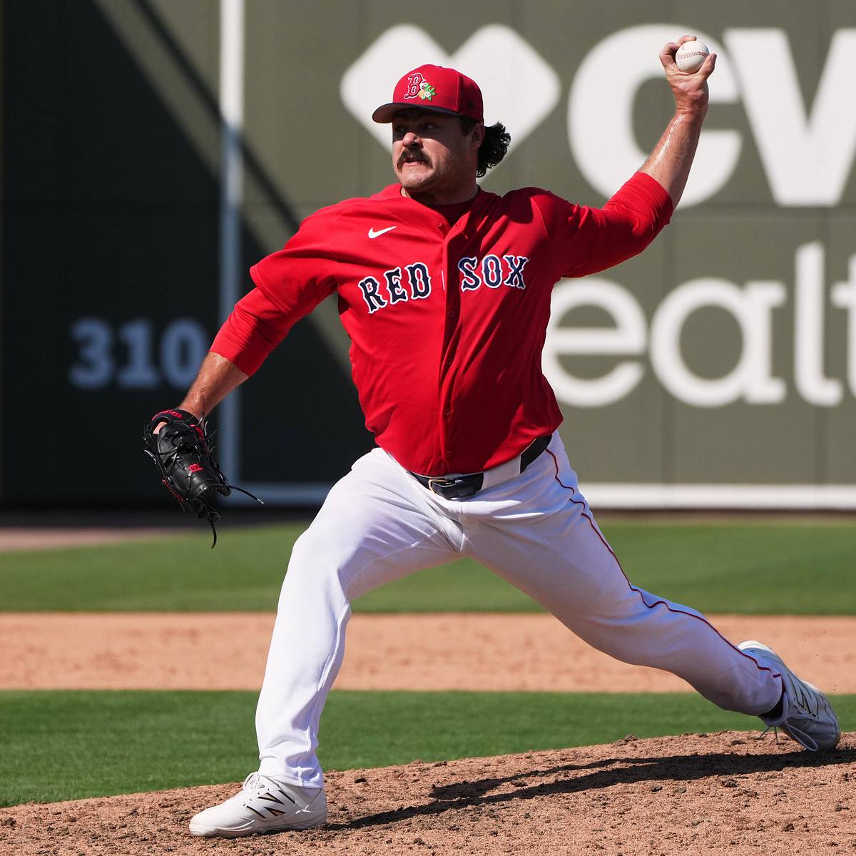 Payton Tolle pitching for the Boston Red Sox during the 2026 season