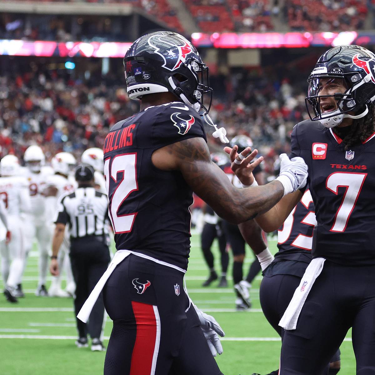 Nico Collins in Houston Texans uniform