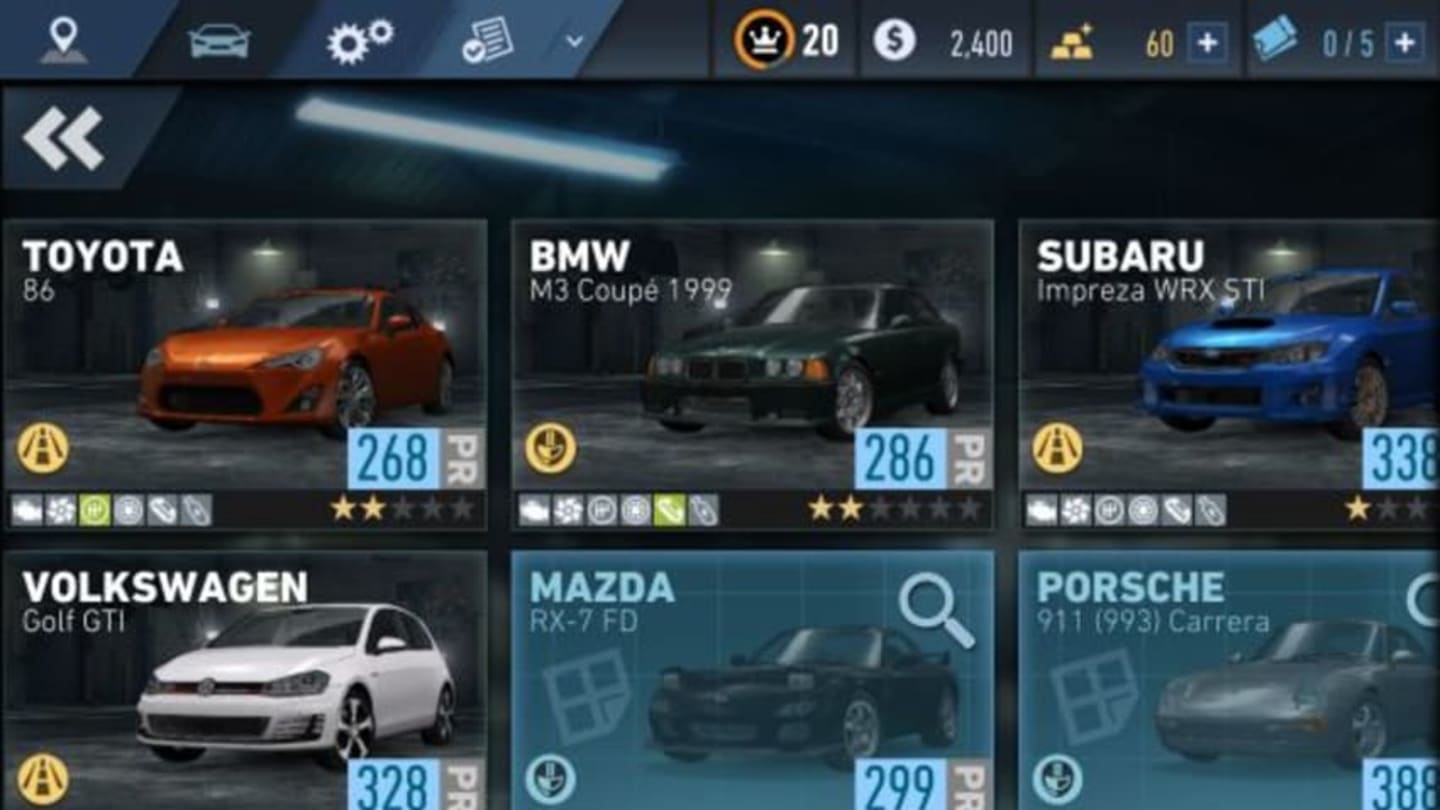 Купить Аккаунт Nfs No Limits