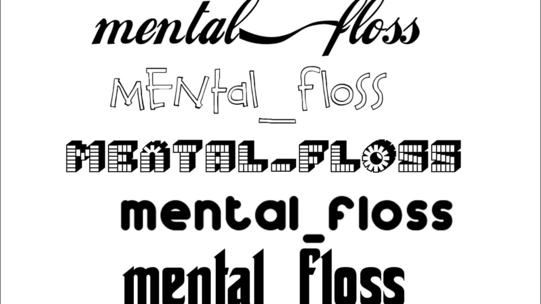 The Missing Links: Using Famous Fonts | Mental Floss