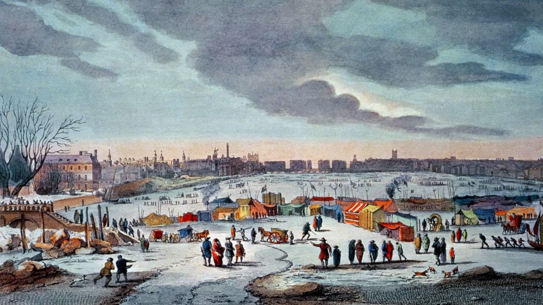 When The River Thames Froze Londoners Held Frost Fairs Mental Floss