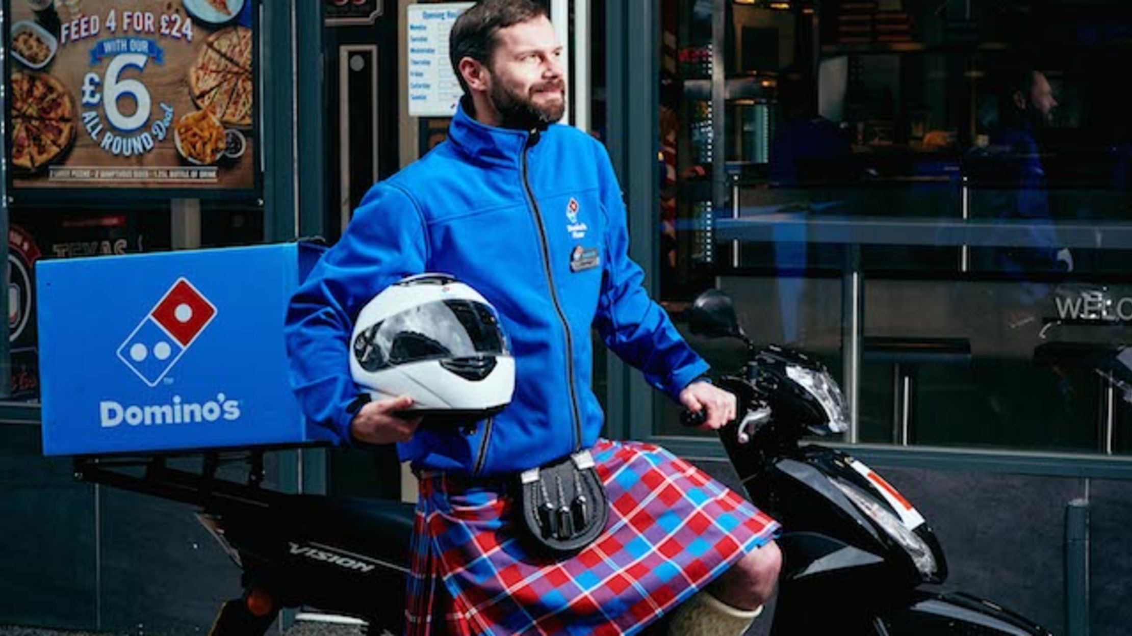 Domino’s in Glasgow Adds Kilts as an Official Uniform Mental Floss