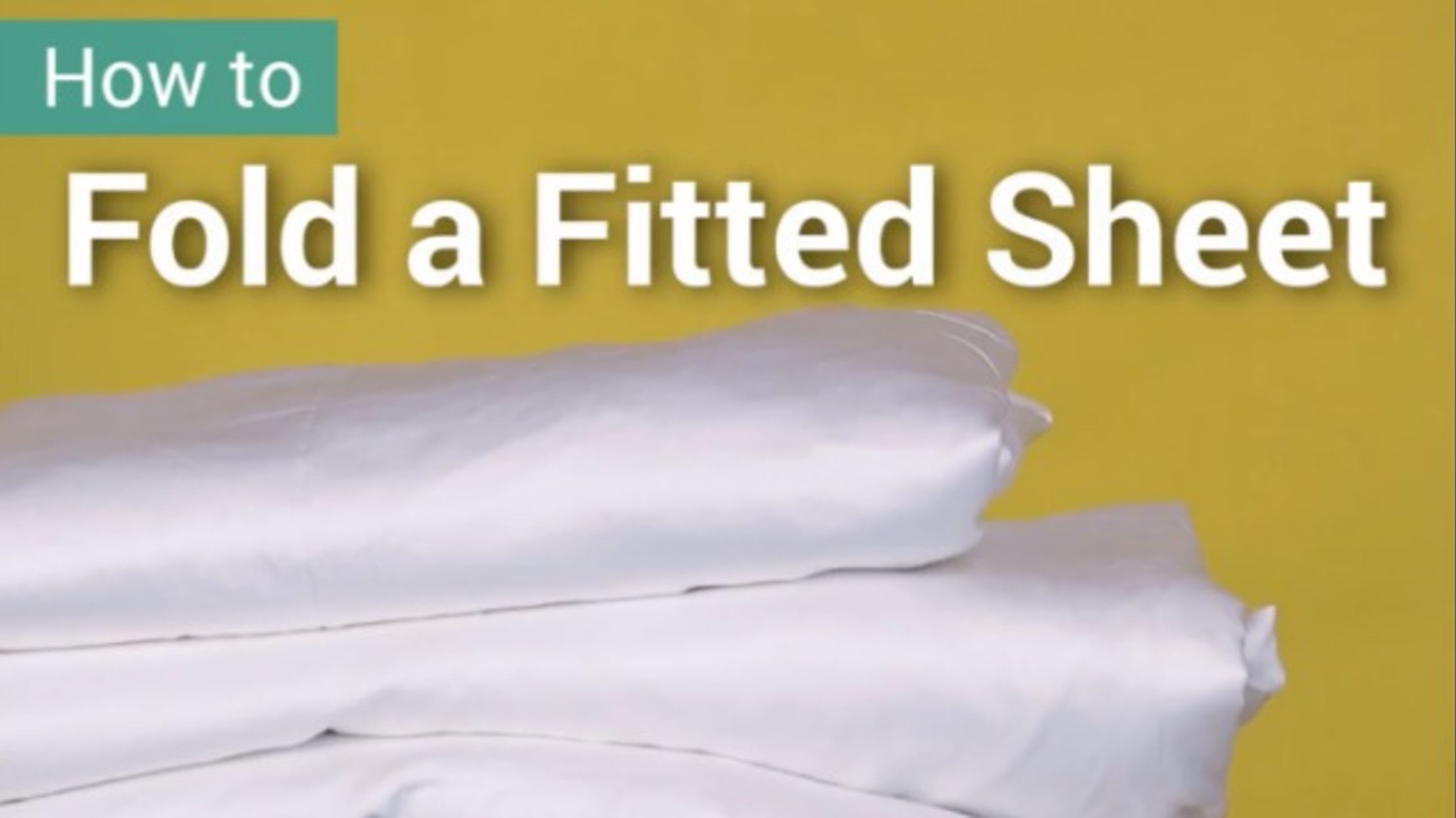 How to Fold a Fitted Sheet (You Can Do This!) Video Mental Floss