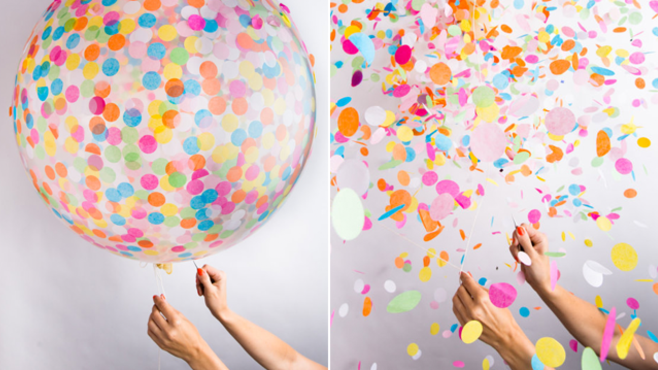 Confetti Balloons Are Two Party Decorations in One Mental Floss
