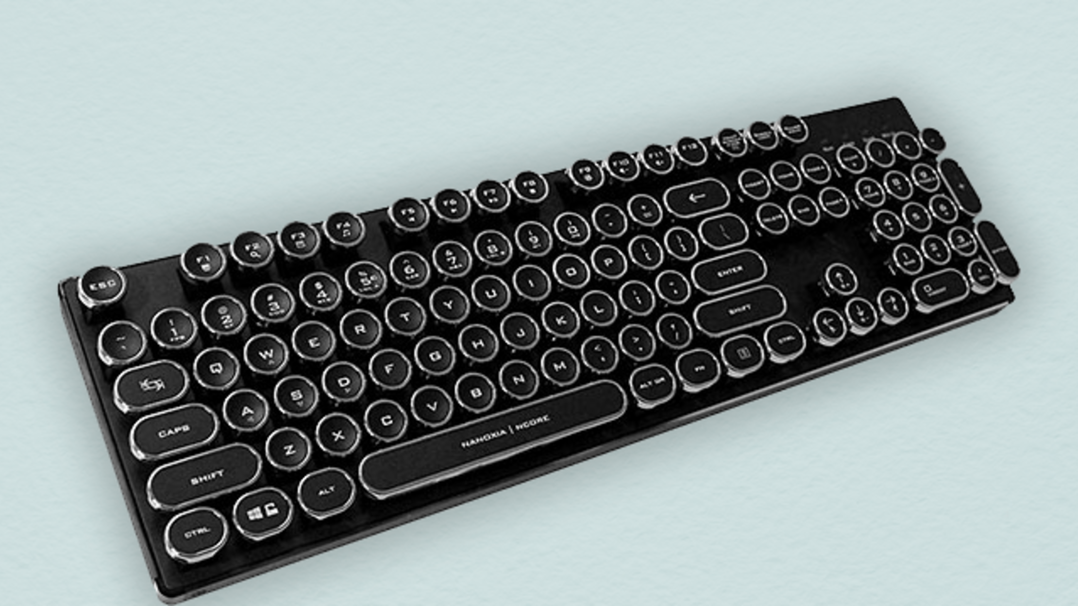 typewriter sound on laptop