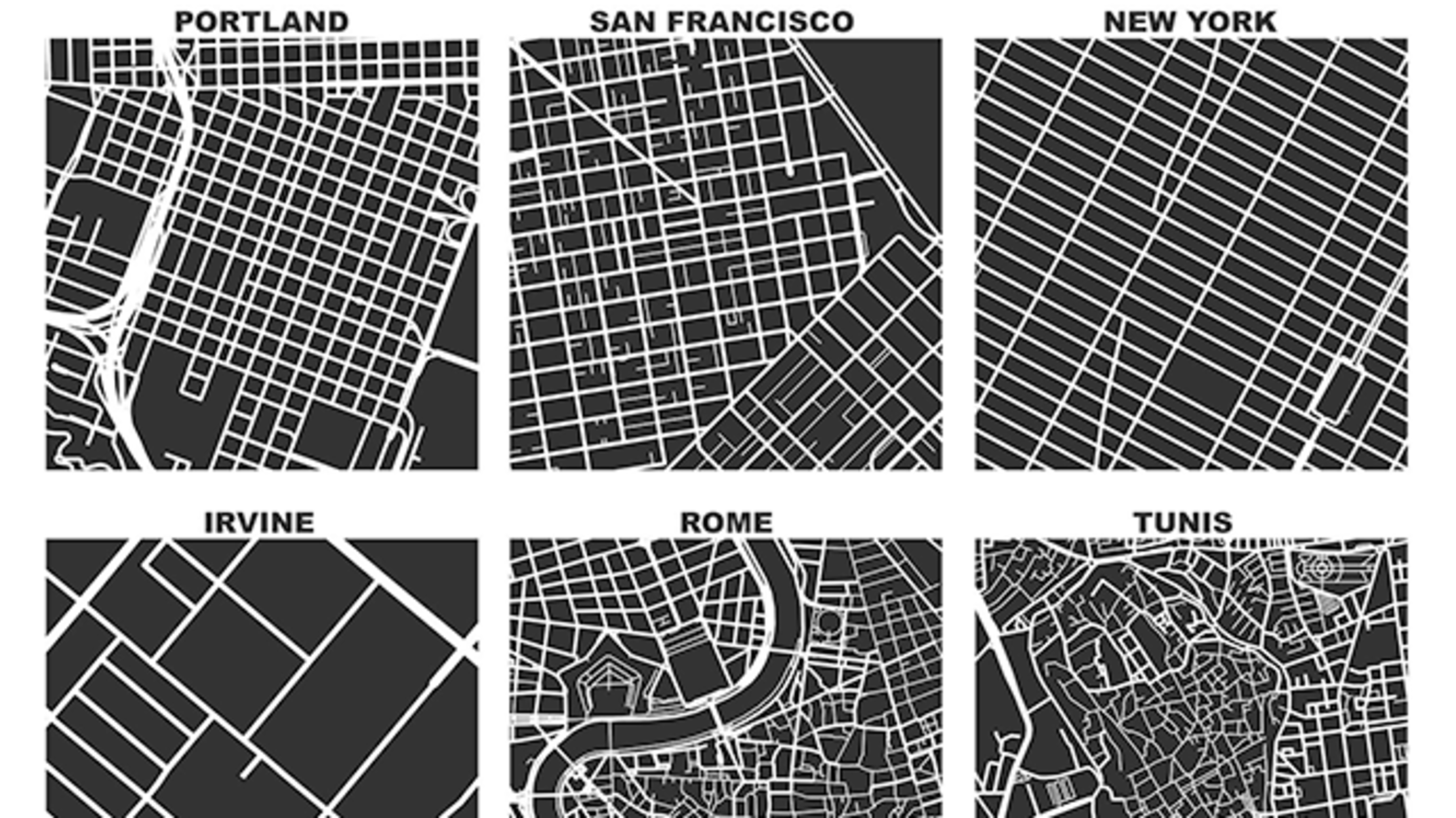 What A Square Mile Of A City S Grid Looks Like Around The World