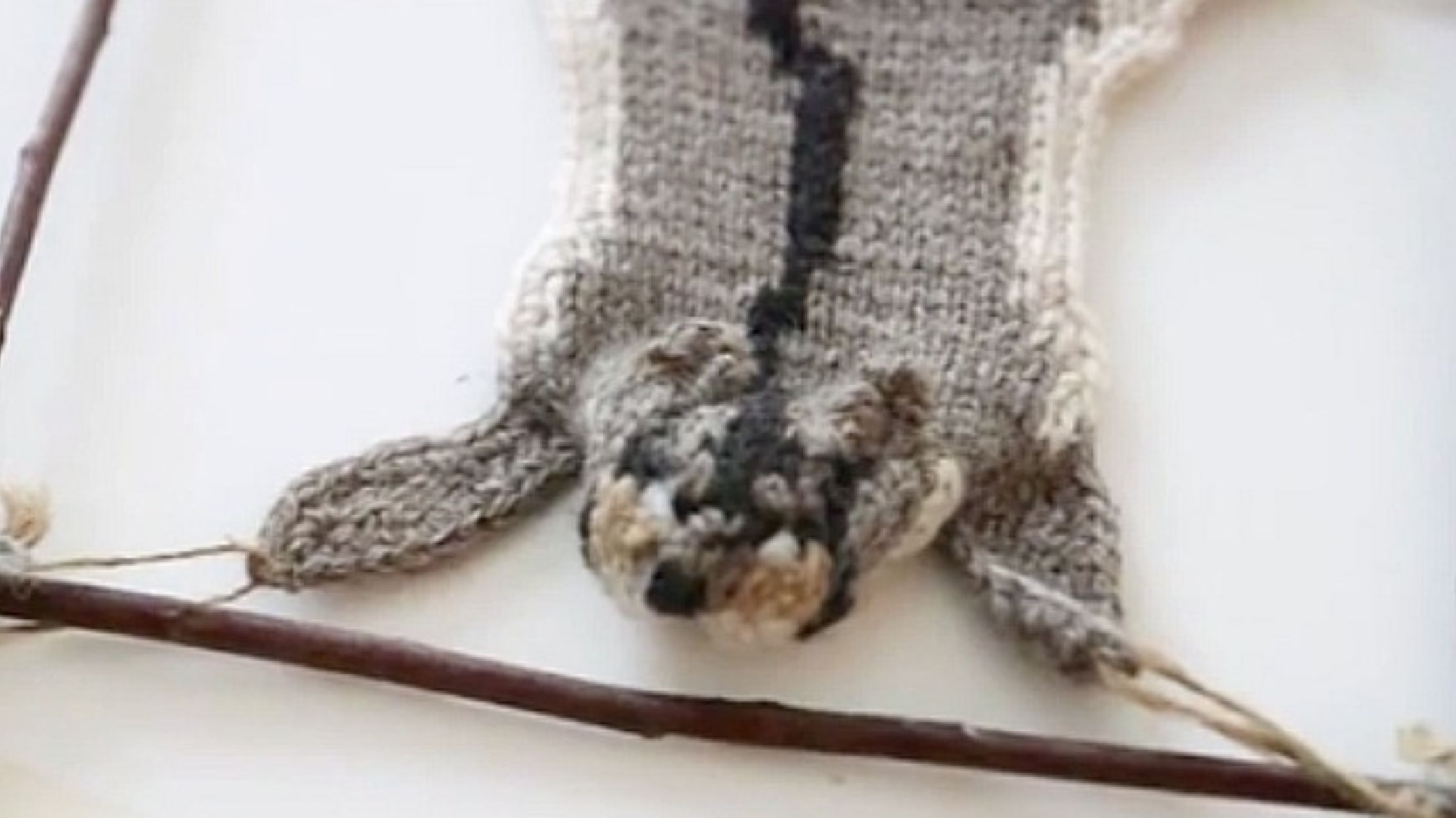 This Artist Knits the Most Beautiful Animal "Pelts" Mental Floss