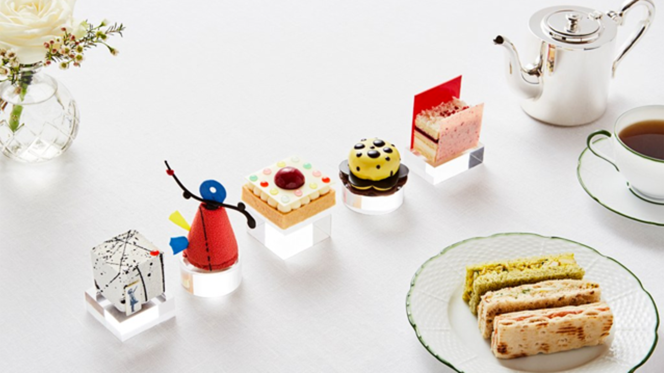 These Delicate Tea Time Desserts Mirror Modern Art Mental Floss