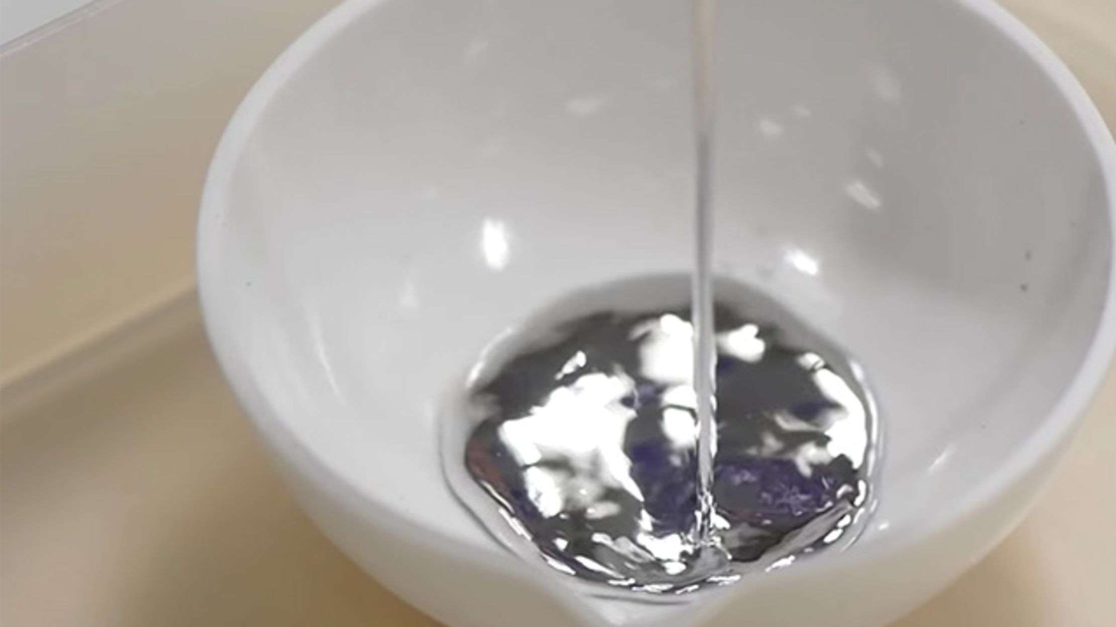 Watch Liquid Mercury Freeze Solid And Hammer Rubber