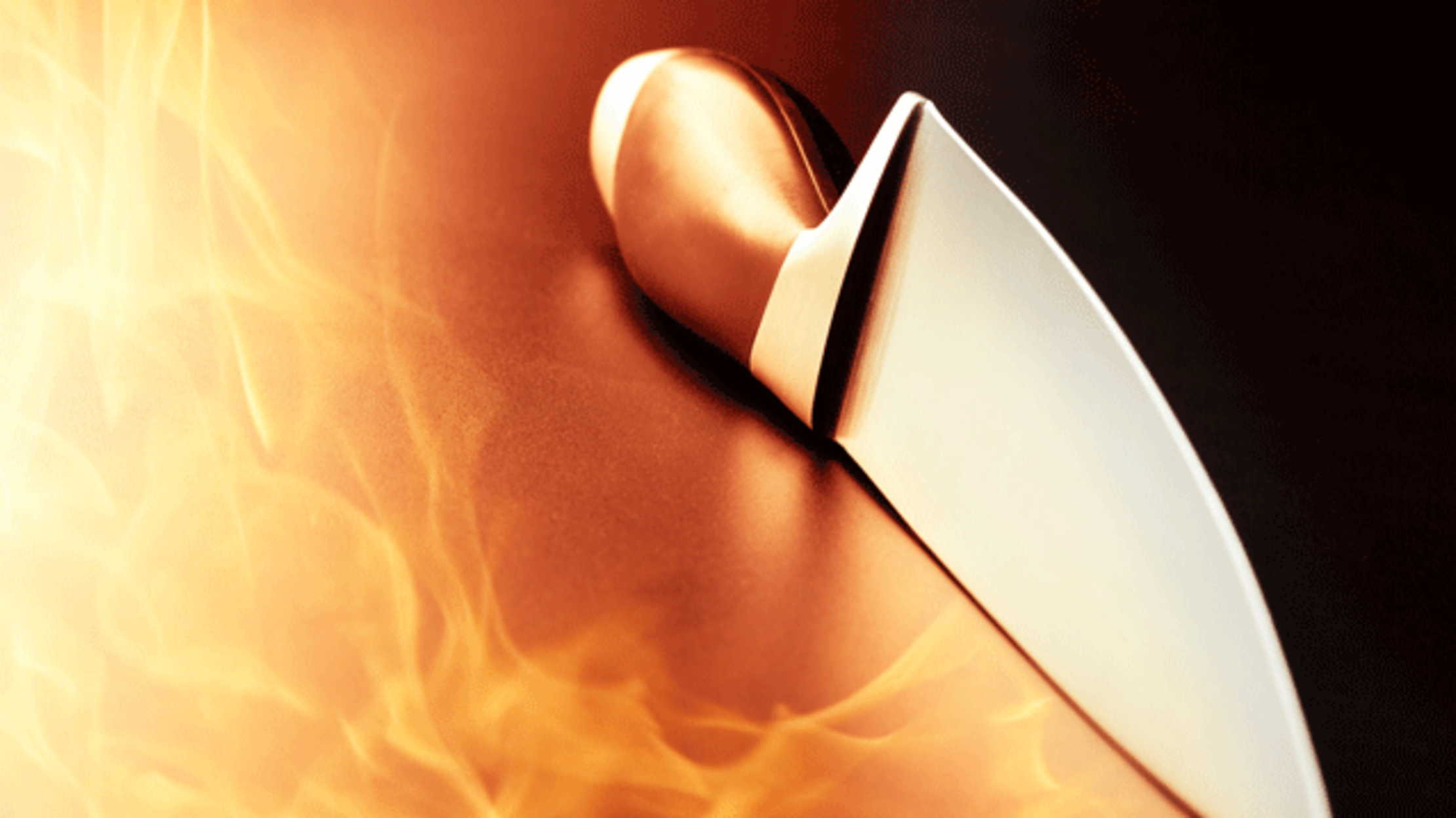 Watch a Glowing Hot Knife Slice Through a Coke Bottle Like Butter