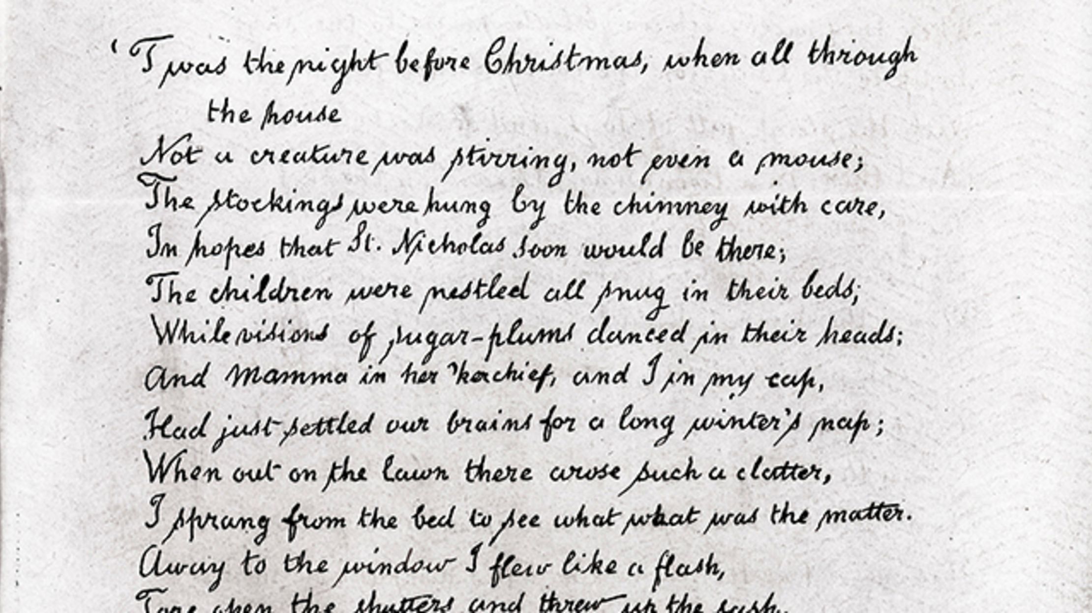 The Mystery Behind The World S Most Famous Christmas Poem Mental Floss