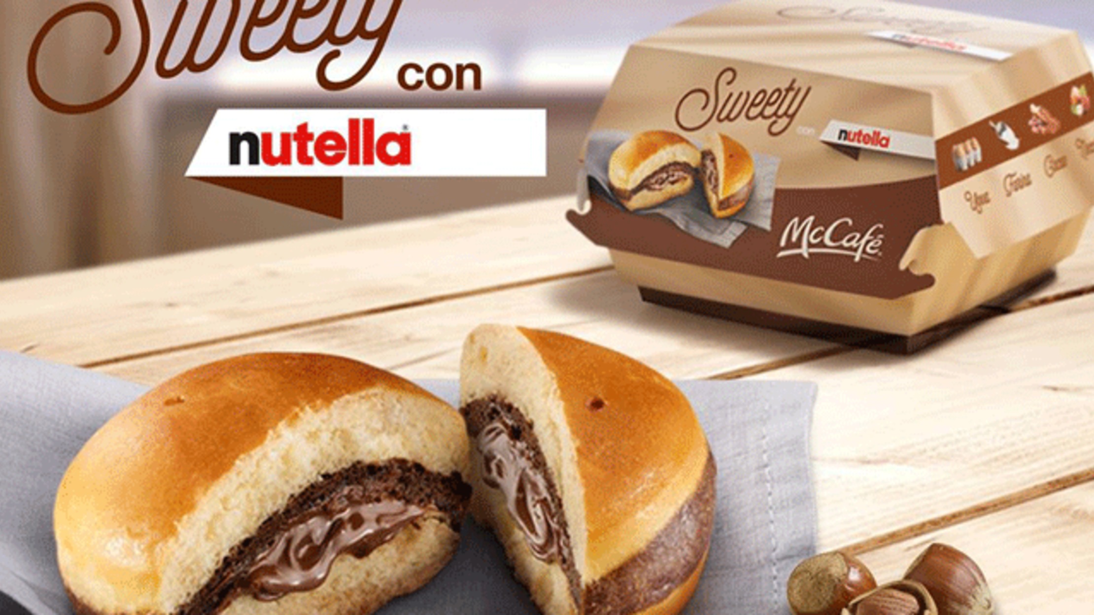 McDonald’s Italy Introduces a Burger That’s Just Nutella Between Two