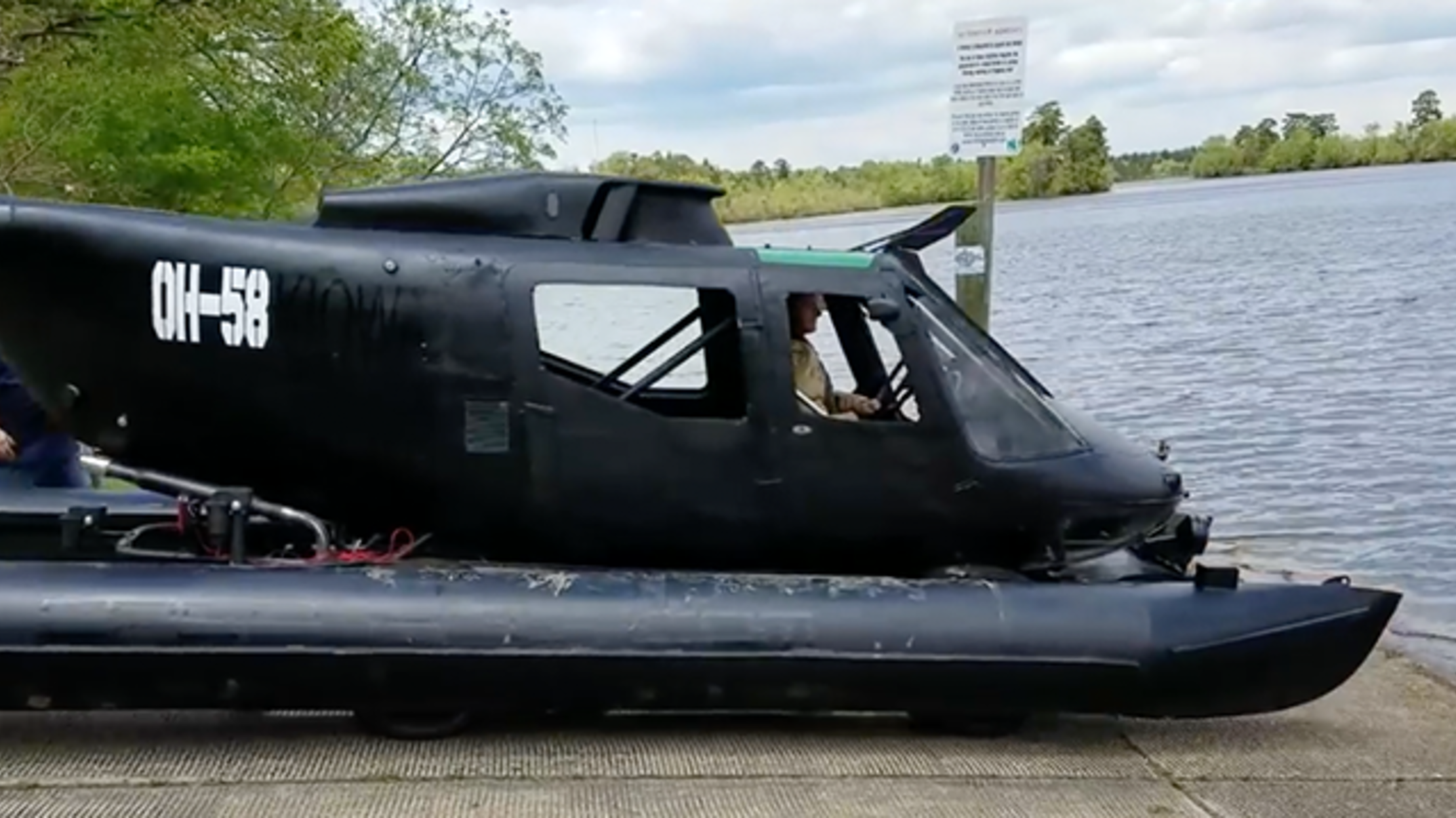 Amateur Engineer Transforms Helicopter Into Floating Racecar Mental Floss