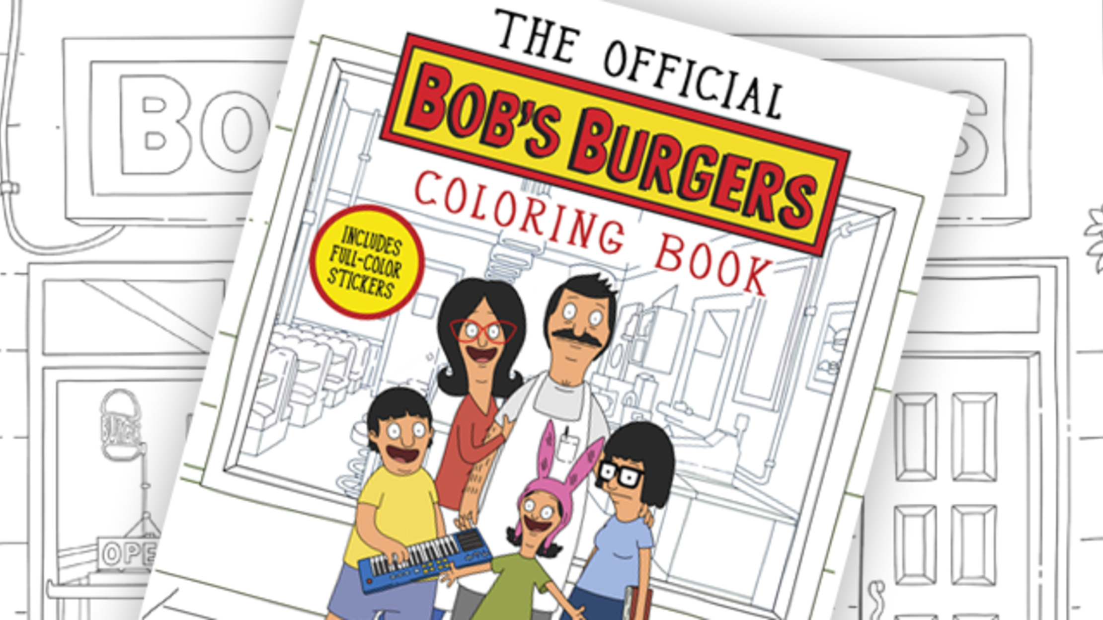 The Bob S Burgers Coloring Book Lets You Make The Burger Puns