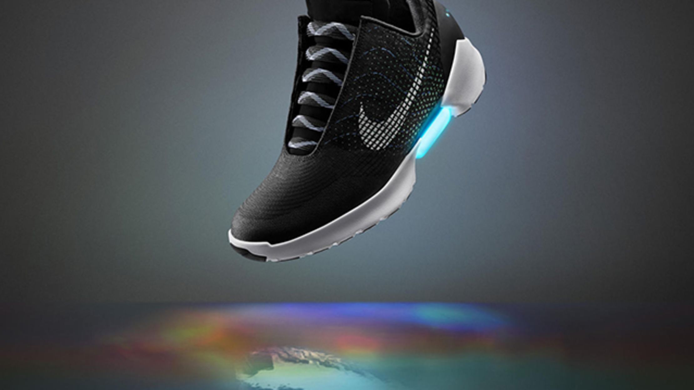 self lacing nike trainers