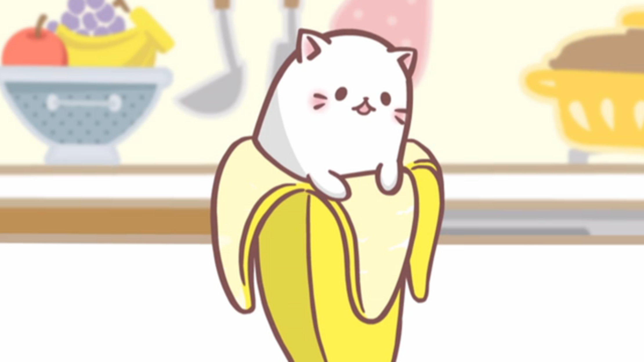 Japanese Cartoon 'Bananya' Tells the Tale of a Cat Who Lives Inside a