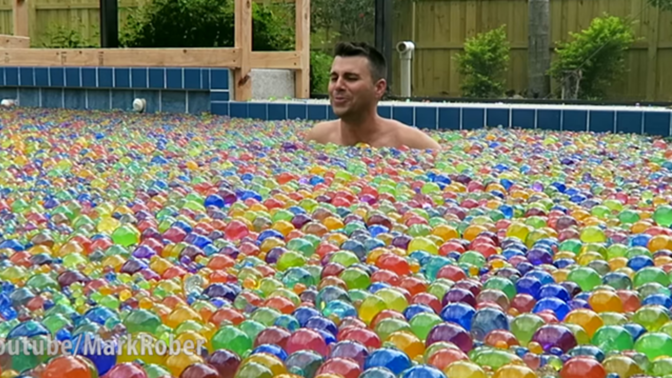A Swimming Pool of Orbeez Is All Kinds 