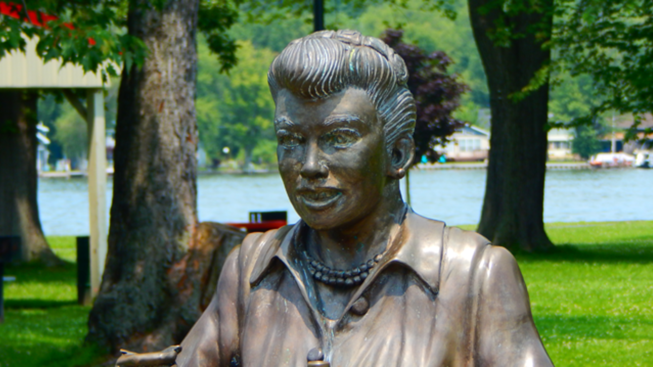 New Lucille Ball Sculpture Replaces 'Scary Lucy' Statue in Celoron, New