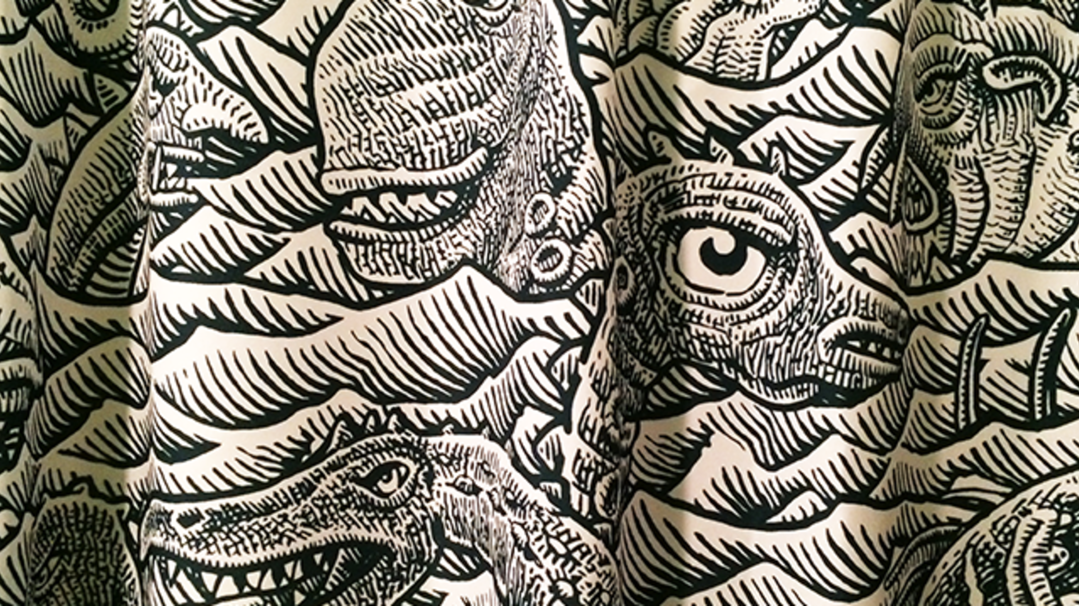 Shower Behind A Curtain Of Sea Monsters From Renaissance Maps Mental Floss